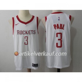 NBA Houston Rockets Trikot Chris Paul 3 Nike 2017-18 Weiß Swingman - Herren